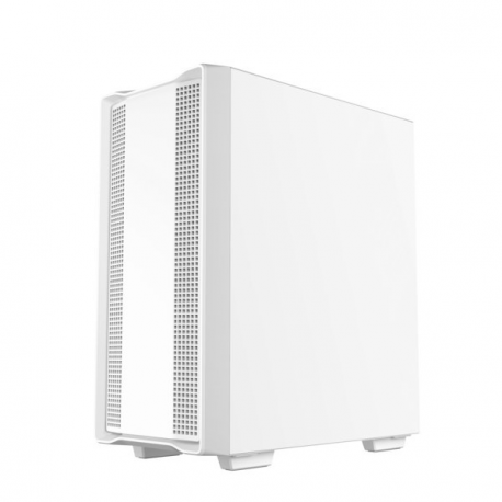 DeepCool CC560 WH V2 - Mid tower - ATX - windowed side panel (tempered glass) - no power supply (ATX / PS / 2) - white - USB / Audio - 7