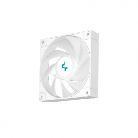 DeepCool CC560 WH V2 - Mid tower - ATX - windowed side panel (tempered glass) - no power supply (ATX / PS / 2) - white - USB / Audio - 8