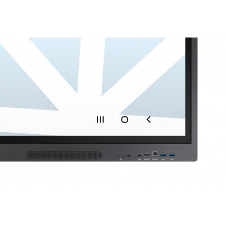 Samsung Interactive Display WA65D - 65" Diagonal Class WAD Series LED-backlit LCD display - education  /  business - with built-in interactive whiteboard, touchscreen (multi touch) - Android - 4K UHD (2160p) 3840 x 2160 - space grey - 6