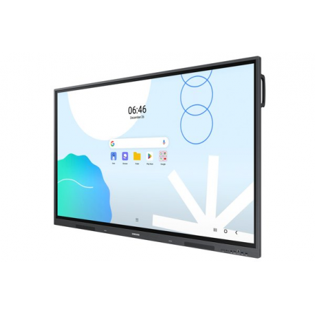 Samsung Interactive Display WA65D - 65" Diagonal Class WAD Series LED-backlit LCD display - education  /  business - with built-in interactive whiteboard, touchscreen (multi touch) - Android - 4K UHD (2160p) 3840 x 2160 - space grey - 8