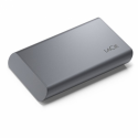 LaCie Mobile Secure STKH1000800 - SSD - High Performance - encrypted - 1 TB - external (portable) - USB 3.2 Gen 2 (USB-C connector) - 256-bit AES - space grey - with 3 years Seagate Rescue Data Recovery