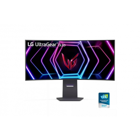 LG UltraGear 39GS95QE-B - OLED monitor - gaming - curved - 39" - 3440 x 1440 UWQHD @ 240 Hz - 275 cd / m² - 1500000:1 - DisplayHDR 400 True Black - 0.03 ms - 2xHDMI, DisplayPort - 4