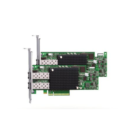 Emulex LPe16002B-M6 Gen 5 (16Gb), dual-port HBA - Host bus adapter - PCIe 3.0 x8 low profile - 16Gb Fibre Channel Gen 5 x 2 - 0