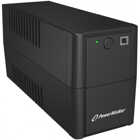 PowerWalker VI 650 SE - UPS - AC 220/230/240 V - 360 Watt - 600 VA - 7 Ah - USB - output connectors: 2 - black - 9