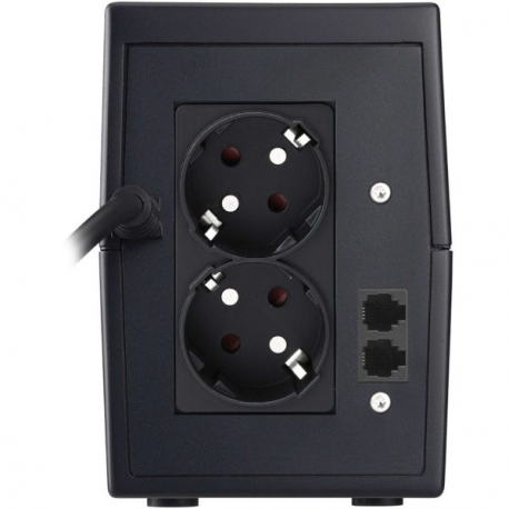 PowerWalker VI 650 SE - UPS - AC 220/230/240 V - 360 Watt - 600 VA - 7 Ah - USB - output connectors: 2 - black - 11