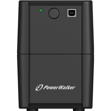 PowerWalker VI 850 IEC - UPS - AC 220 / 230 / 240 V - 480 Watt - 850 VA - 9 Ah - USB - output connectors: 4 - black - 8