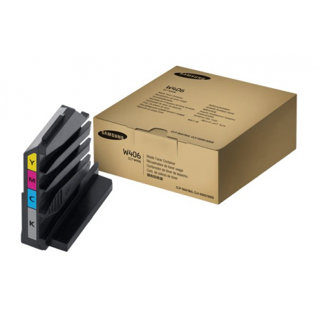 Samsung CLT-W406 - black, yellow, cyan, magenta - waste toner collector - 1