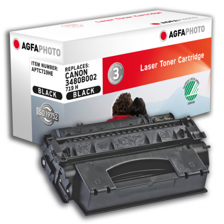 AgfaPhoto - Black - compatible - toner cartridge (alternative for: Canon 719H, Canon 3480B002) - for Canon i-SENSYS LBP251, LBP252, LBP253, LBP6310, MF411, MF416, MF418, MF419, MF6140, MF6180 - 0