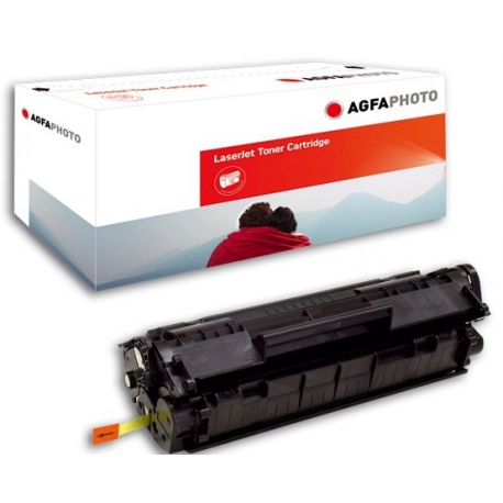 AgfaPhoto - Black - compatible - toner cartridge - for Canon i-SENSYS LBP2900, LBP3000; Laser Shot LBP-2900; HP LaserJet 10XX, 30XX, M1005, M1319 - 0