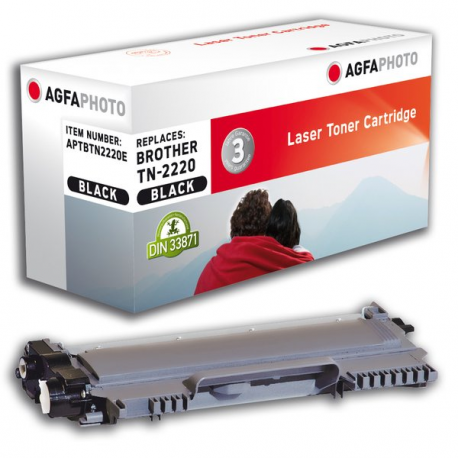 AgfaPhoto - Black - compatible - toner cartridge - for Brother DCP-7060, 7065, 7070, HL-2220, 2240, 2250, 2270, MFC-7360, 7460, 7860; FAX-2840 - 0