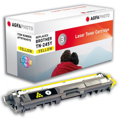 AgfaPhoto - Yellow - compatible - toner cartridge - for Brother DCP-9015, DCP-9020, HL-3140, HL-3150, HL-3170, MFC-9140, MFC-9330, MFC-9340 - 0