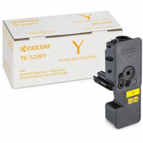 Kyocera TK 5230Y - Yellow - original - toner cartridge - for ECOSYS M5521, P5021 - 2