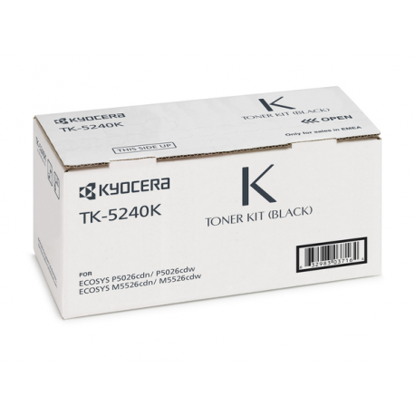 Kyocera TK 5240K - Black - original - toner cartridge - for ECOSYS M5526, P5026 - 4