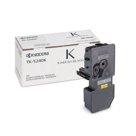 Kyocera TK 5240K - Black - original - toner cartridge - for ECOSYS M5526, P5026 - 6