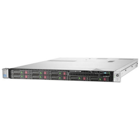 HPE ProLiant DL360p Gen8 Entry - Server - rack-mountable - 1U - 2-way - 1 x Xeon E5-2603V2  /  1.8 GHz - RAM 4 GB - SAS - hot-swap 2.5" bay(s) - no HDD - Matrox G200 - GigE - monitor: none - 1
