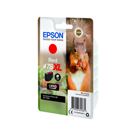 Epson 478XL - 10.2 ml - high capacity - red - original - ink cartridge - for Expression Home HD XP-15000 - 7