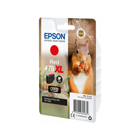 Epson 478XL - 10.2 ml - high capacity - red - original - ink cartridge - for Expression Home HD XP-15000 - 10