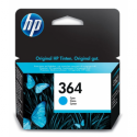 HP 364 - Cyan - original - ink cartridge - for Deskjet 35XX; Photosmart 55XX, 55XX B111, 65XX, 65XX B211, 7510 C311, B110, Wireless B110