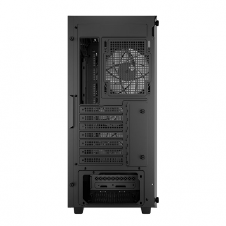 DeepCool CC560 V2 - Mid tower - ATX - windowed side panel (tempered glass) - no power supply (ATX / PS / 2) - black - USB / Audio - 7
