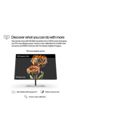 HP 724pn - Series 7 Pro - LED monitor - 24" - 1920 x 1200 WUXGA @ 100 Hz - IPS - 350 cd / m² - 1500:1 - 5 ms - HDMI, DisplayPort - black, silver - 1