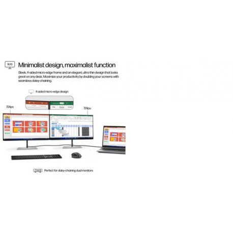 HP 724pn - Series 7 Pro - LED monitor - 24" - 1920 x 1200 WUXGA @ 100 Hz - IPS - 350 cd / m² - 1500:1 - 5 ms - HDMI, DisplayPort - black, silver - 12