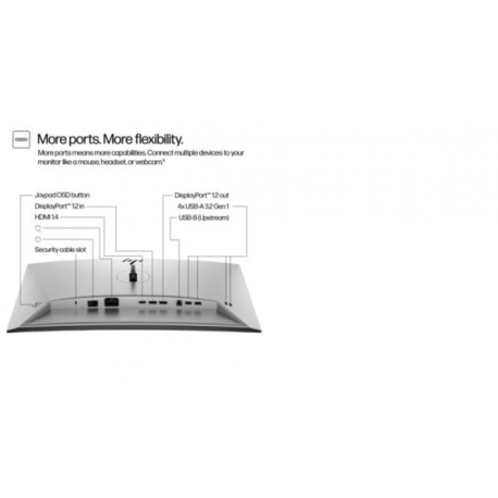 HP 724pn - Series 7 Pro - LED monitor - 24" - 1920 x 1200 WUXGA @ 100 Hz - IPS - 350 cd / m² - 1500:1 - 5 ms - HDMI, DisplayPort - black, silver - 19