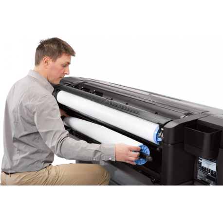 HP DesignJet Z6 PostScript - 44" large-format printer - colour - ink-jet - Roll (111.8 cm) - 2400 x 1200 dpi - up to 1.1 min / page (mono)  /  up to 1.1 min / page (colour) - capacity: 1 roll - Gigabit LAN, USB host - cutter - 15