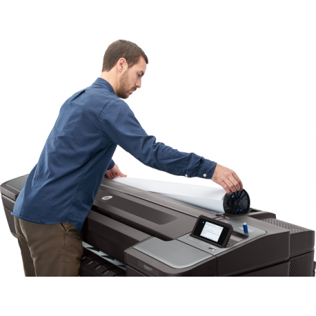 HP DesignJet Z6 PostScript - 24" large-format printer - colour - ink-jet - Roll (61 cm) - 2400 x 1200 dpi - up to 1.4 min / page (mono)  /  up to 1.4 min / page (colour) - capacity: 1 roll - Gigabit LAN, USB host - cutter - 18