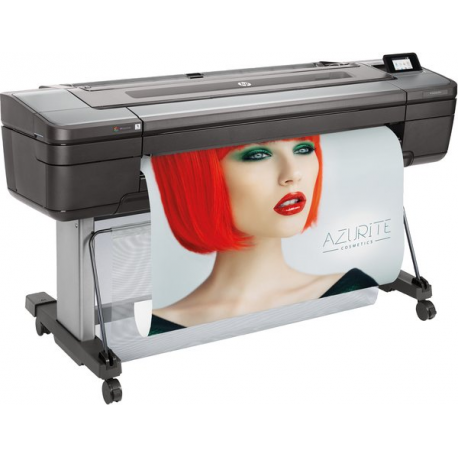 HP DesignJet Z9+ PostScript - 44" large-format printer - colour - ink-jet - Roll (111.8 cm) - 2400 x 1200 dpi - up to 1.2 min / page (mono)  /  up to 1.2 min / page (colour) - Gigabit LAN, USB host - cutter - 4