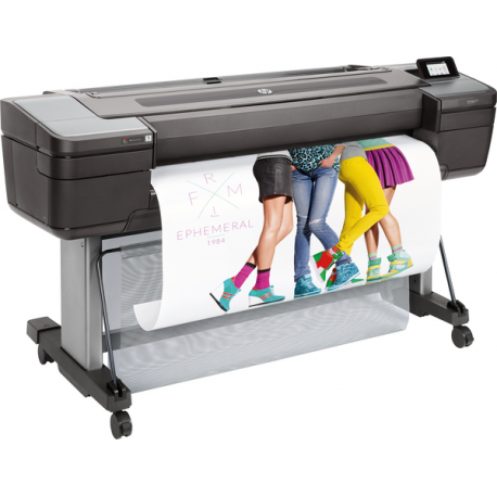 HP DesignJet Z9+ PostScript - 44" large-format printer - colour - ink-jet - Roll (111.8 cm) - 2400 x 1200 dpi - up to 1.2 min / page (mono)  /  up to 1.2 min / page (colour) - Gigabit LAN, USB host - cutter - 25