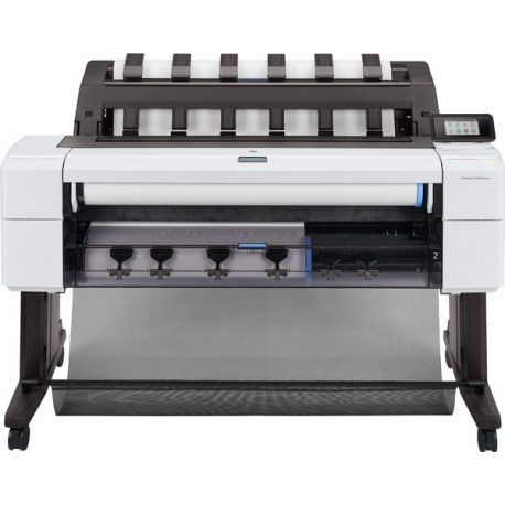 HP DesignJet T1600dr PostScript - 36" large-format printer - colour - ink-jet - Roll (91.4 cm x 91.4 m), 914 x 1219 mm - 2400 x 1200 dpi - up to 0.32 min / page (mono)  /  up to 0.32 min / page (colour) - capacity: 2 rolls - Gigabit LAN - cutter - 0