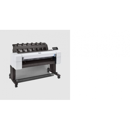 HP DesignJet T1600dr PostScript - 36" large-format printer - colour - ink-jet - Roll (91.4 cm x 91.4 m), 914 x 1219 mm - 2400 x 1200 dpi - up to 0.32 min / page (mono)  /  up to 0.32 min / page (colour) - capacity: 2 rolls - Gigabit LAN - cutter - 2