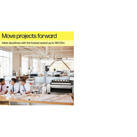 HP DesignJet T1600dr PostScript - 36" large-format printer - colour - ink-jet - Roll (91.4 cm x 91.4 m), 914 x 1219 mm - 2400 x 1200 dpi - up to 0.32 min / page (mono)  /  up to 0.32 min / page (colour) - capacity: 2 rolls - Gigabit LAN - cutter - 17