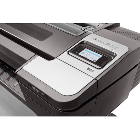 HP DesignJet T1700 PostScript - 44" large-format printer - colour - ink-jet - 1118 x 1676 mm - 2400 x 1200 dpi - up to 0.55 min / page - Gigabit LAN, USB host - cutter - 16