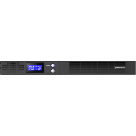 PowerWalker VI 750 R1U - UPS (rack-mountable) - AC 165-290 V - 450 Watt - 750 VA - 9 Ah - RS-232, USB - output connectors: 4 - 1U - 19" - 6