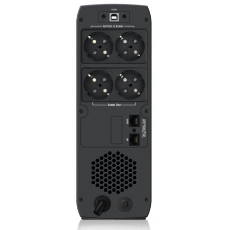 PowerWalker VI 600 CSW - UPS - AC 170-280 V - 360 Watt - 600 VA - 7 Ah - USB - output connectors: 4 - 6