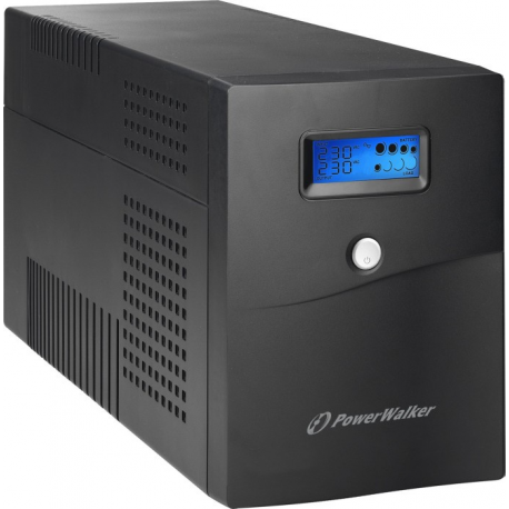 PowerWalker VI 3000 SCL - UPS - AC 162-290 V - 1800 Watt - 3000 VA - 9 Ah - RS-232, USB - output connectors: 4 - 8