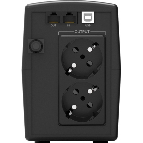 PowerWalker Basic VI 1000 STL - UPS - AC 162-290 V - 600 Watt - 1000 VA - 9 Ah - USB - output connectors: 2 - 3