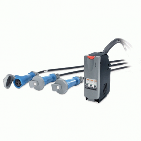 APC IT Power Distribution Module - Automatic circuit breaker (plug-in module) - AC 400 V - 3-phase - output connectors: 3 - for P/N: SY16K48H-PDNB, SY32K48H-PDNB, SY48K48H-PDNB, SY64K96H-NB, SY96K160H-NB, SY96K96H-NB - 9