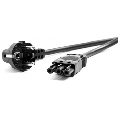 Bachmann - Power cable - CEE 7 / 4 (M) to GST18i3 (F) - 1.5 m - right-angled connector - black - 4