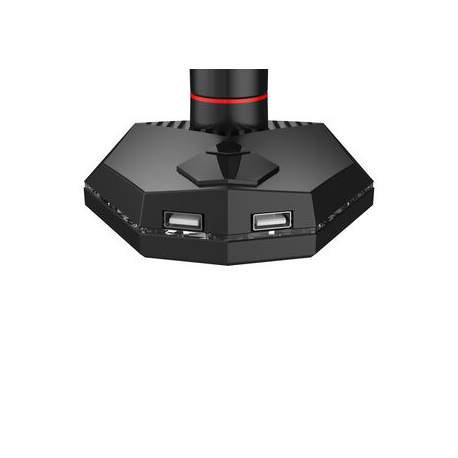 Iiyama DSG3001C-R1 - Mounting kit - for LCD display (adjustable arm) - black, dynamic red - screen size: 17"-30" - desk-mountable - 1