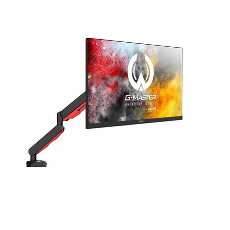 Iiyama DSG3001C-R1 - Mounting kit - for LCD display (adjustable arm) - black, dynamic red - screen size: 17"-30" - desk-mountable - 6