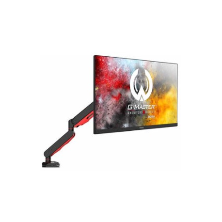 Iiyama DSG3001C-R1 - Mounting kit - for LCD display (adjustable arm) - black, dynamic red - screen size: 17"-30" - desk-mountable - 8