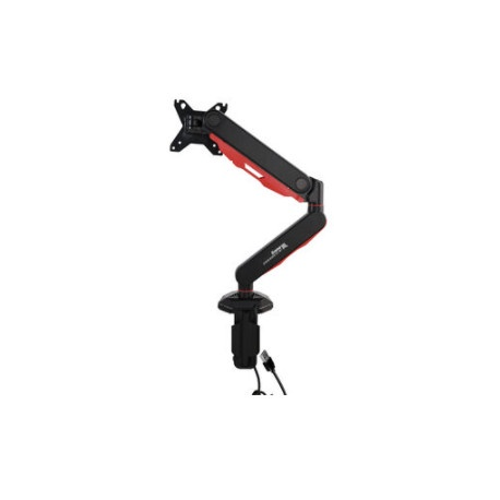 Iiyama DSG3001C-R1 - Mounting kit - for LCD display (adjustable arm) - black, dynamic red - screen size: 17"-30" - desk-mountable - 11