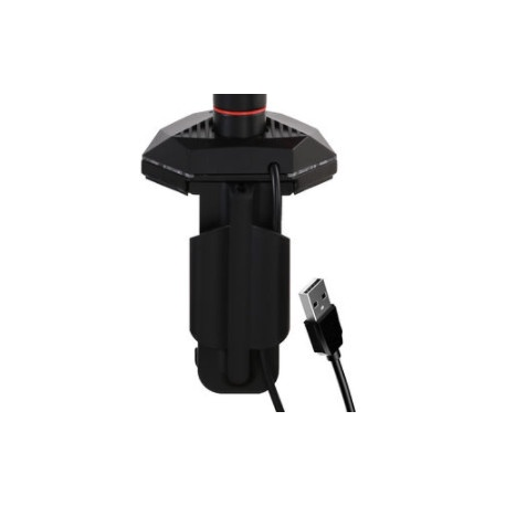 Iiyama DSG3001C-R1 - Mounting kit - for LCD display (adjustable arm) - black, dynamic red - screen size: 17"-30" - desk-mountable - 12