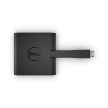 Dell DA200 - External video adapter - USB-C - D-Sub, HDMI - for Inspiron 17 7773; Latitude 3590, 5289 2-In-1, 7380, 7389 2-in-1; XPS 15 95XX - 9