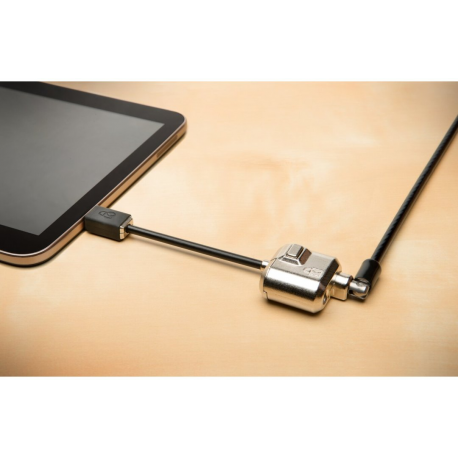 Kensington MiniSaver Mobile Lock - Notebook locking cable - black - 1.8 m - 46