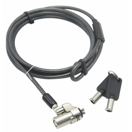DICOTA - Security cable lock - black - 2 m - 0