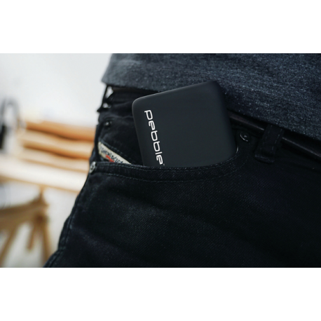 Veho Pebble PZ10 - Power bank - 10000 mAh - 37 Wh - 3 A (USB-C) - on cable: USB-C - 9