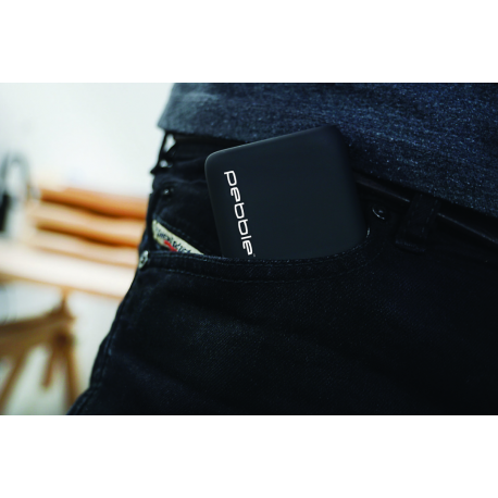 Veho Pebble PZ10 - Power bank - 10000 mAh - 37 Wh - 3 A (USB-C) - on cable: USB-C - 16